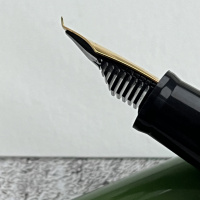 Ручка перьевая SAILOR FUDE DE MANNEN, GT сalligraphy steel nib 55°, Green/Зеленый