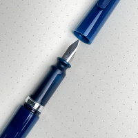 Ручка перьевая SAILOR TUZU, Steel nib, Translucent navy/Синий