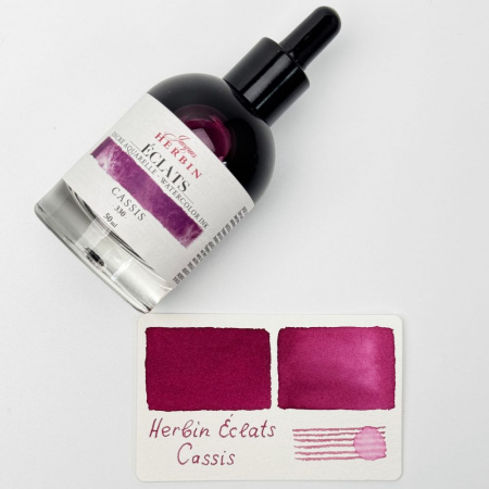 Акварельные чернила HERBIN ECLATS, Cassis/Лиловый