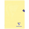 Тетрадь CLAIREFONTAINE MIMESYS PASTEL, A4, 90 г, Jaune сitron/Желтый, линейка