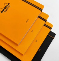 Записная книжка RHODIA UNLIMITED, A5+, 80 г, Black/Черный