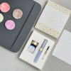 Набор SAILOR: перьевая ручка PRO GEAR SLIM JAPANESE SWEETS, Kohakuto/Светло-фиолетовый, GT 14K, + Чернила SHIKIORI, Souten