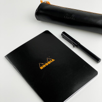 Тетрадь RHODIA CLASSIC, A4, 80 г, Black/Черный