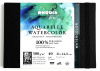 Скетчбук для акварели RHODIA TOUCH WATERCOLOR, Cold press, A5, 300 г, Хлопок, Black/Черный