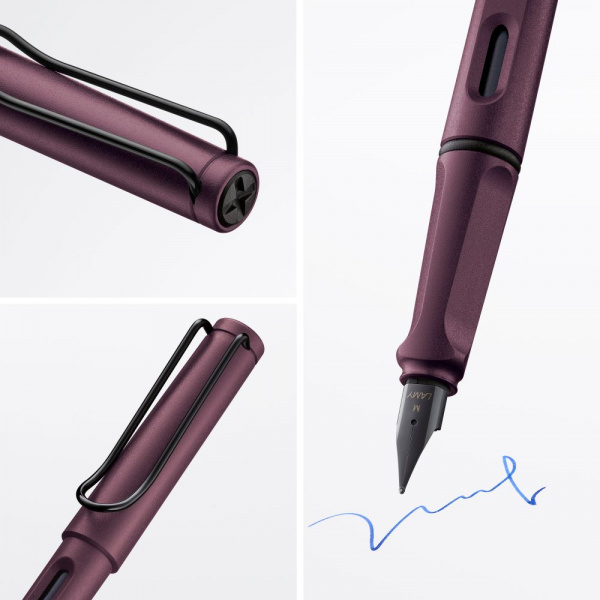 Ручка перьевая LAMY SAFARI, Scarlet/Фиолетовый (пурпурный)