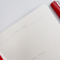 Записная книжка RHODIARAMA GOALBOOK CREATION в твердой обложке, A5, без линовки, 200 г, Poppy/Красный