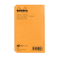 Тетрадь RHODIA CLASSIC, A7, 80 г, Orange/Оранжевый