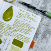 Ароматические чернила HERBIN, Parfum citron/Лимон, желто-зеленый