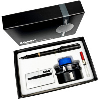 Набор LAMY SAFARI, Umbra/Умбра (перьевая ручка + картриджи + чернила + конвертер)