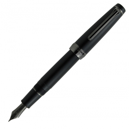 Набор SAILOR: перьевая ручка PRO GEAR, Imperial Black, IP 21K Black, + Чернила SAILOR, Черный