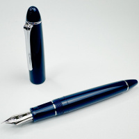 Набор SAILOR: перьевая ручка 1911L RINGLESS KYOTO GARDEN, Blue, RT 21K, + Чернила KYOTO GARDEN Suikyou