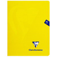 Тетрадь CLAIREFONTAINE MIMESYS, 17x22 90 г, Jaune/Желтый, Клетка