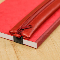 Чехол для ручек CLAIREFONTAINE AGE BAG PLATE, Rouge/Бордовый