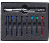 Набор LAMY SAFARI, Vista/Прозрачный (перьевая ручка + картриджи)