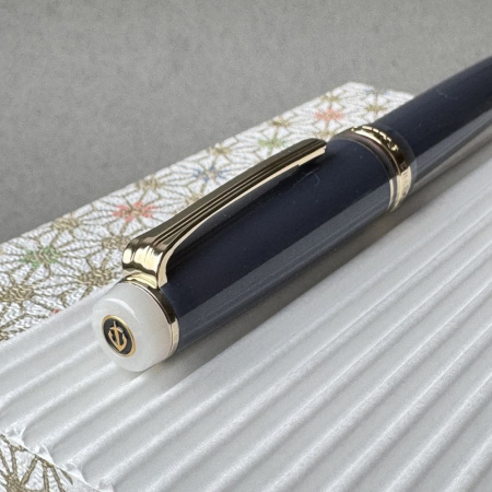 Набор SAILOR: перьевая ручка PRO GEAR SLIM JAPANESE SWEETS, Tsukimi Dango/Темно-синий, GT 14K, + Чернила SHIKIORI, Yonaga