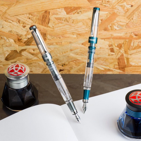 Ручка перьевая TWSBI DIAMOND 580 ALR, Prussian Blue/Сине-зеленый