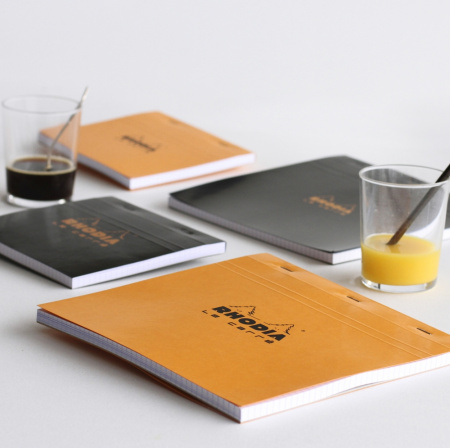 Блокнот RHODIA BASICS 14,8х14,8 см, 80 г, Orange/Оранжевый