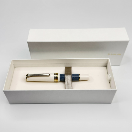 Ручка перьевая SAILOR PRO GEAR SLIM MINI RECONTRE, Gold IP 14K, Gris fer/Серый
