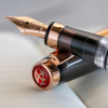 Ручка перьевая TWSBI DIAMOND 580 ROSE GOLD II, Smoke/Темно-серый