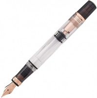Ручка перьевая TWSBI DIAMOND 580 ROSE GOLD II, Smoke/Темно-серый, EF