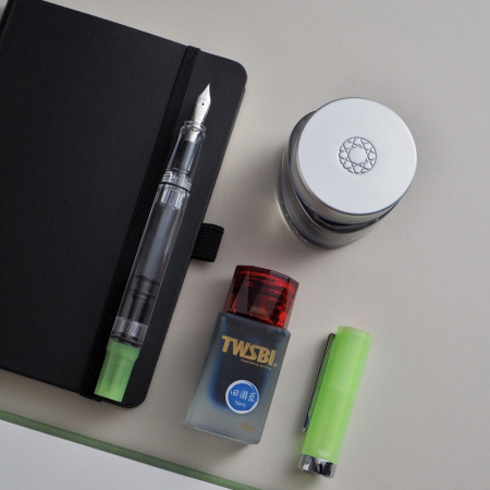 Ручка перьевая TWSBI ECO, Светящаяся, Glow green/Зеленый