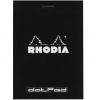 Блокнот RHODIA BASICS №12, 8,5х12 см, 80 г, Black/Черный, Точка