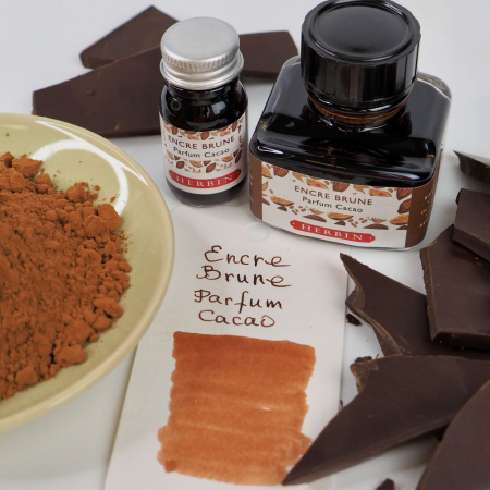 Ароматические чернила HERBIN, Parfum cacao/Какао, коричневый