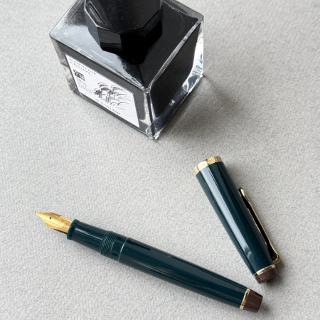 Ручка перьевая SAILOR LECOULE, IP steel nib black, Teal green/Темно-зеленый