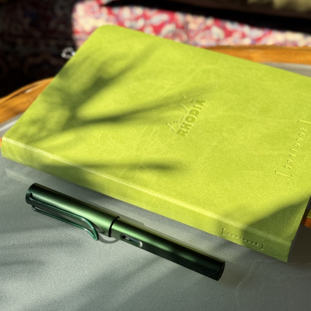 Записная книжка RHODIARAMA GOALBOOK в мягкой обложке, A5, точка, 90 г, Anise/Салатовый