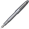 Ручка перьевая SAILOR 1911L RINGLESS METALLIC, IP 21K black, Simply gray/Серый