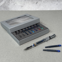 Набор LAMY SAFARI, Vista/Прозрачный (перьевая ручка + картриджи)