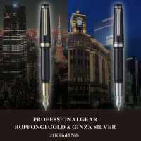Ручка перьевая SAILOR PRO GEAR ROPPONGI GOLD, Gold IP 21K, Black/Черный