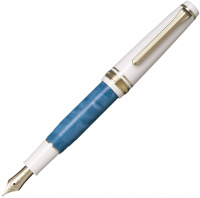 Ручка перьевая SAILOR PRO GEAR SLIM MINI RECONTRE, Gold IP 14K, Bleu ciel/Синий