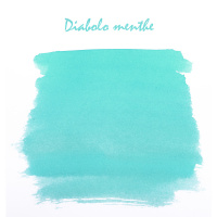 Картриджи для перьевой ручки HERBIN, Diabolo menthe/Светло-голубой