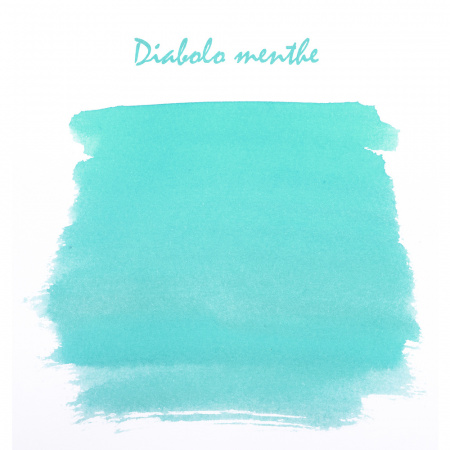 Картриджи для перьевой ручки HERBIN, Diabolo menthe/Светло-голубой