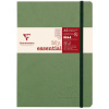 Записная книжка CLAIREFONTAINE AGE BAG MY.ESSENTIAL, A5, 90 г, Vert/Зеленый