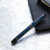 Ручка перьевая SAILOR CYLINT COLORED STAINLESS, Black IP 21K, Lagoon/Сине-зеленый