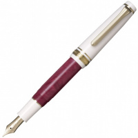 Ручка перьевая SAILOR PRO GEAR SLIM MINI RECONTRE, Gold IP 14K, Bordeaux fonce/Малиново-бордовый, MF
