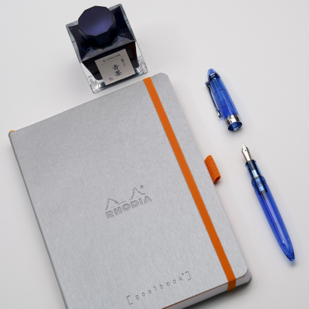 Ручка перьевая SAILOR SHIKIORI HISAKATA, RT steel nib, Uchimizu/Синий