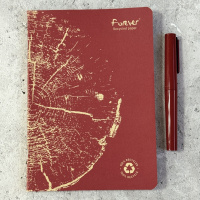 Тетрадь CLAIREFONTAINE FOREVER PREMIUM, A5, 90 г, Rouge brique/Красный