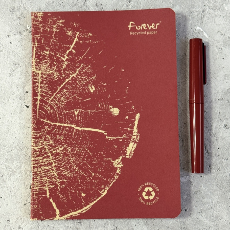 Тетрадь CLAIREFONTAINE FOREVER PREMIUM, A5, 90 г, Rouge brique/Красный
