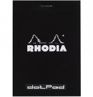Блокнот RHODIA BASICS №12, 8,5х12 см, 80 г, Black/Черный, Точка