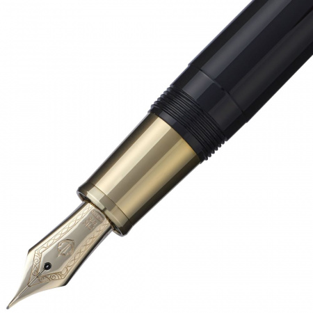 Ручка перьевая SAILOR PRO GEAR ROPPONGI GOLD, Gold IP 21K, Black/Черный