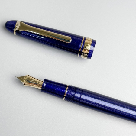 Ручка перьевая SAILOR 1911 LIGHT, Gold IP 14K, Shining blue/Синий