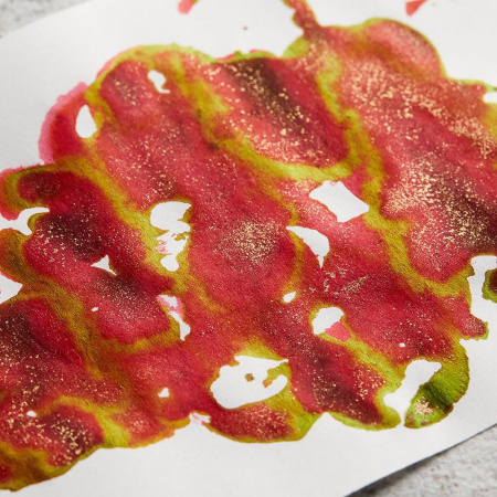 Чернила HERBIN PRESTIGE 1670, Rouge Hematite/Красный с золотыми блестками