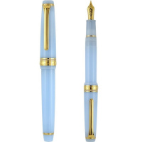 Ручка перьевая SAILOR PRO GEAR SLIM SHIKIORI FAIRY TALE, GT 14K, Grateful crane/Голубой