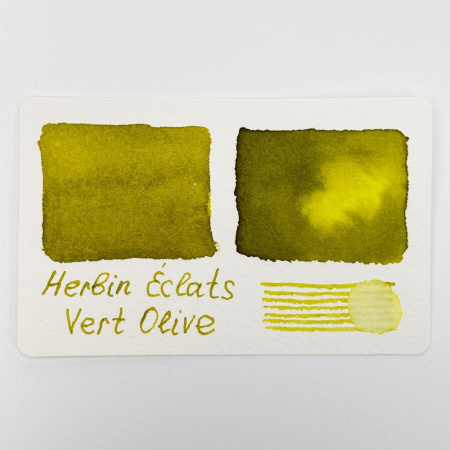 Акварельные чернила HERBIN ECLATS, Vert olive/Оливковый