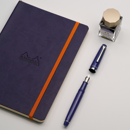 Ручка перьевая SAILOR LECOULE POWER STONE, RT steel nib, Lapis lazuli/Лазурит