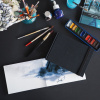 Скетчбук для акварели RHODIA TOUCH WATERCOLOR, Cold press, A5, 300 г, Хлопок, Black/Черный