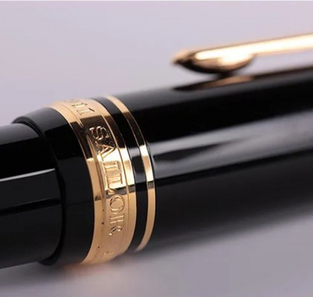 Ручка перьевая SAILOR PRO GEAR, GT 21K bicolor, Black/Черный
